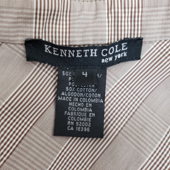 KENNETH COLE sleeveless plaid dress - Picture 6 of 8